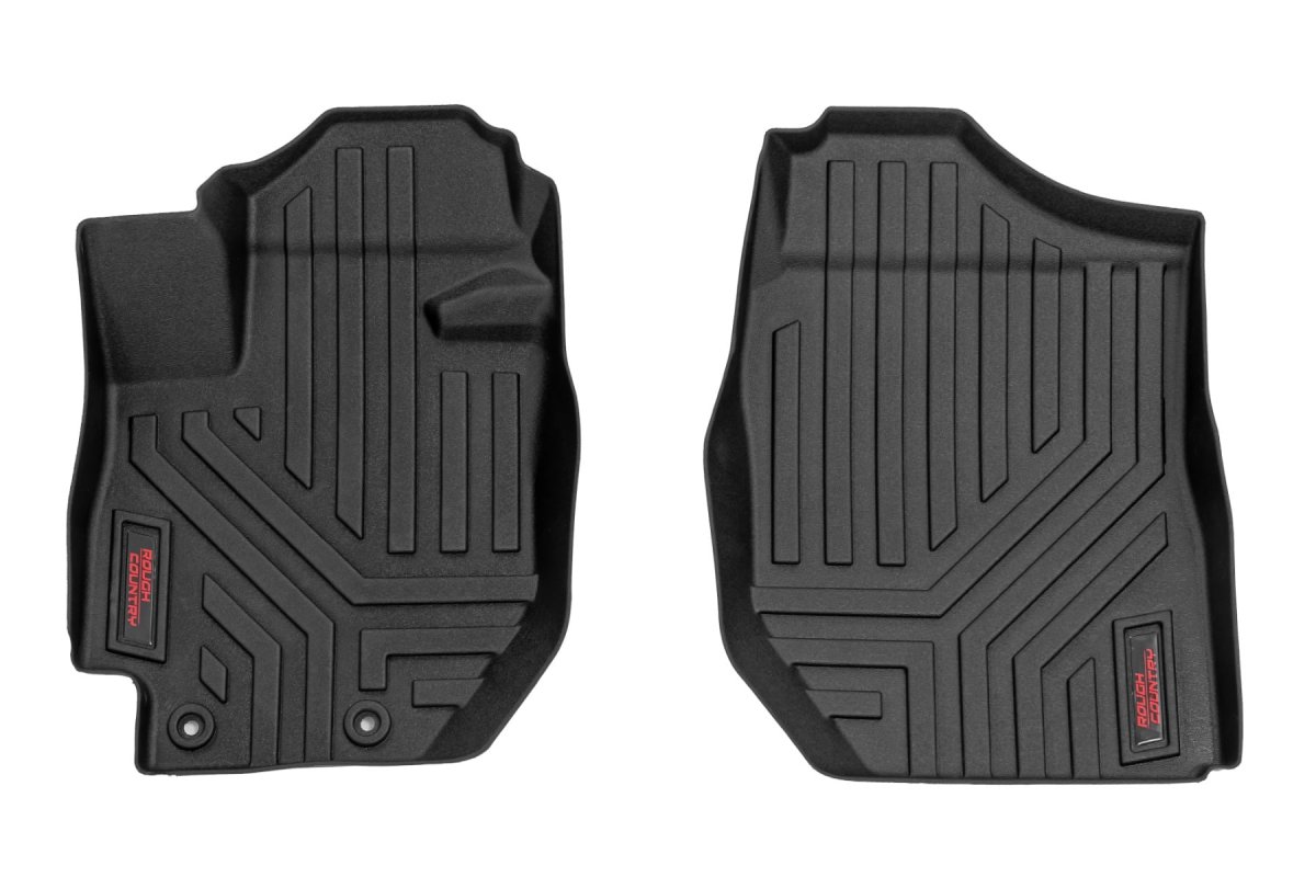 Suzuki Jimny Floor Mats - Front - Rough Country - Sure-Fit - 4WD - '18-'26